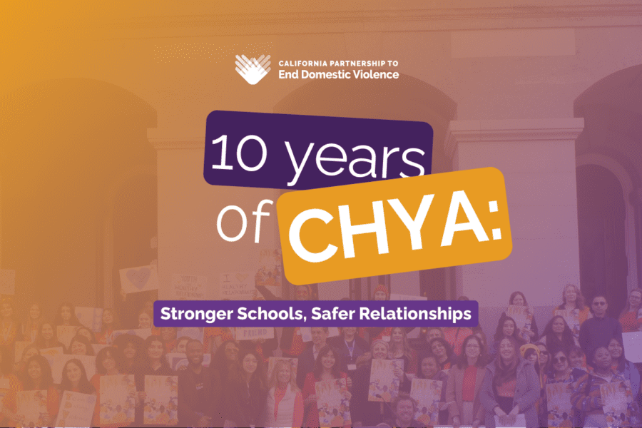 10 years of CHYA Stronger Schools Safer Relationships
